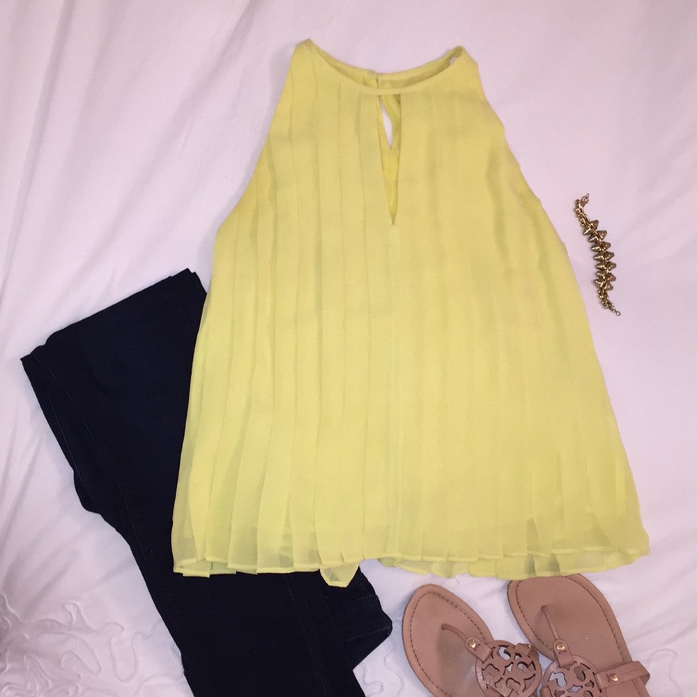 Jcrew yellow tank top